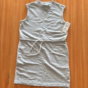 Zella Nordstrom All Day Active Sweatshirt Dress Grey Light Heather Size S